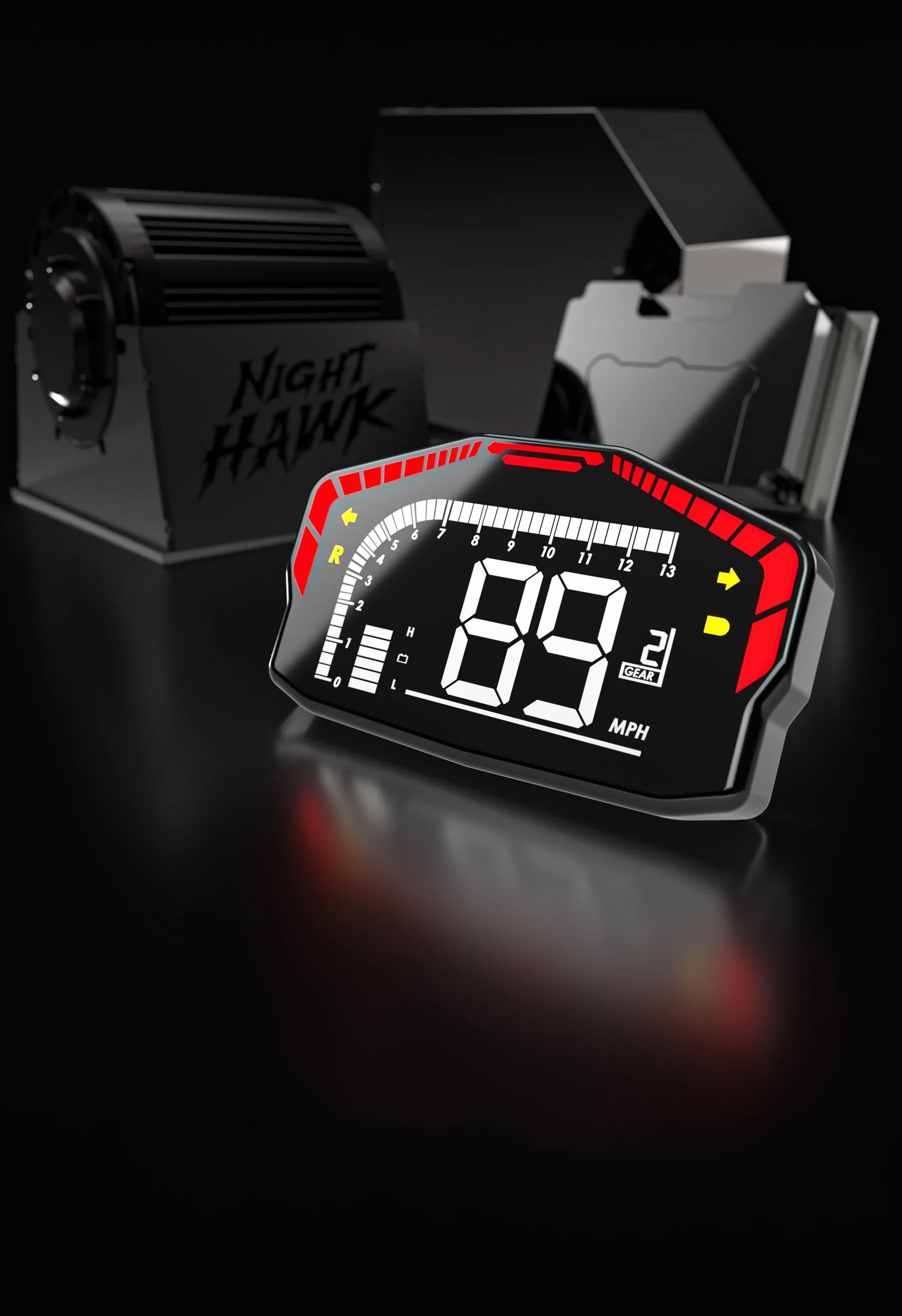Nighthawk Titan displaydetalje