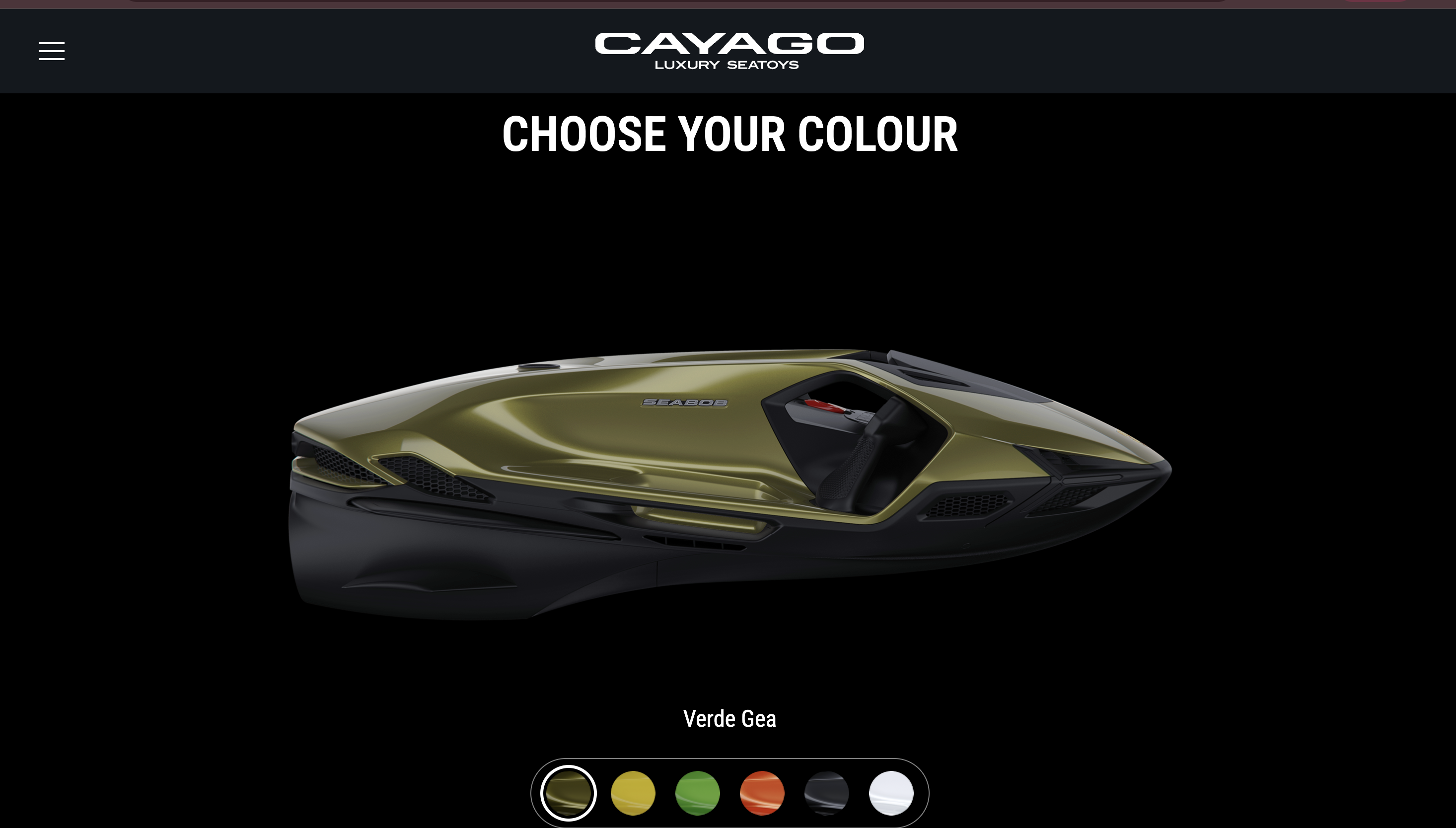 SEABOB Lamborghini brandbillede